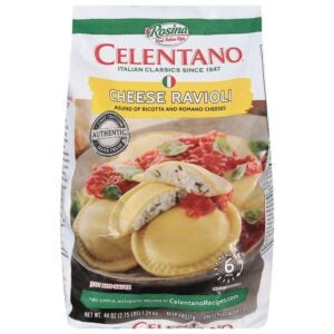 Large Round Cooked Cheese Ravioli | Packaged