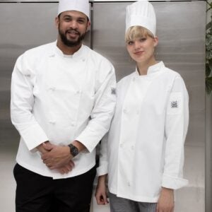 XL White Chef Coat | Styled