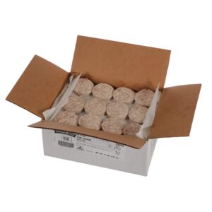 SAUSAGE PATTY PORK RAW | Packaged