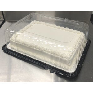 Chocolate Half Sheet Cake with Vanilla Buttercream