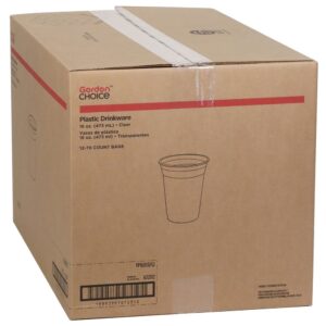 16 oz. Plastic Cups | Corrugated Box