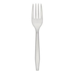White Plastic Forks | Raw Item