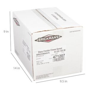 BRICKMANS CHEESE SPRD CHED YEL SHRP 24Z | Corrugated Box