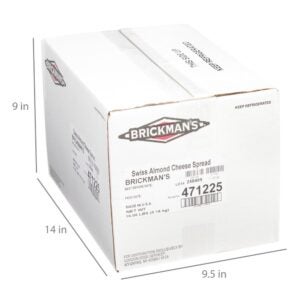 BRICKMANS CHEESE SPRD ALMND 12-24Z | Corrugated Box