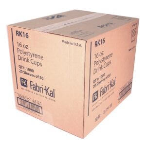 CUP PLAS 16Z TRANSL 20-50CT FABK | Corrugated Box