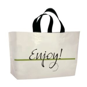 BAG PLAS SHOPPER 24X14X11 W/HNDL “ENJ | Raw Item