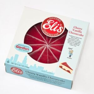 8″ Cherry Vanilla Cheesecake | Packaged