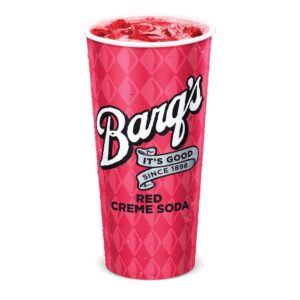 SYRUP BIB SODA RED CRM 2.5GAL BARQS | Styled