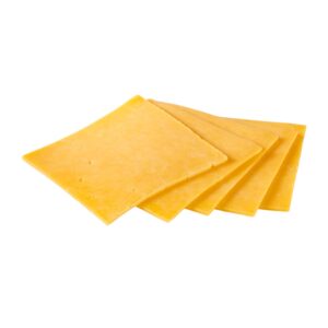 Natural Cheddar Cheese Slices | Raw Item