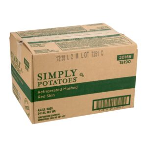 POTATO MASHED RDSKN 4-6# SMPLYPOT | Corrugated Box