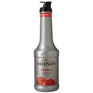 PUREE STRAWBERRY FRUIT 4/1LITER MONIN PE | Packaged