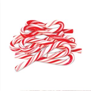 Mini Peppermint Candy Canes | Raw Item