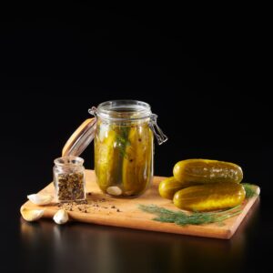 Kosher Dill Half-Sour Pickles | Styled