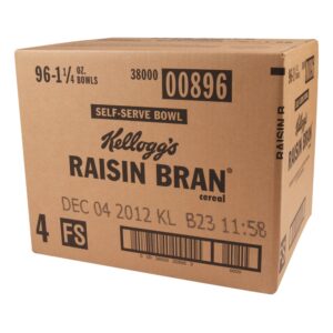 Raisin Bran Cereal Bowls | Corrugated Box