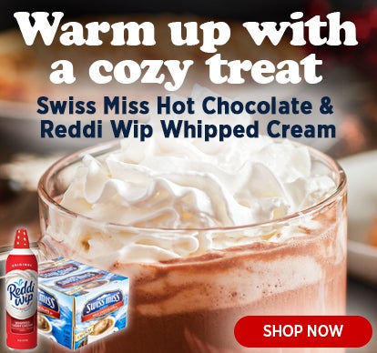 Reddi Wip and Swiss Miss